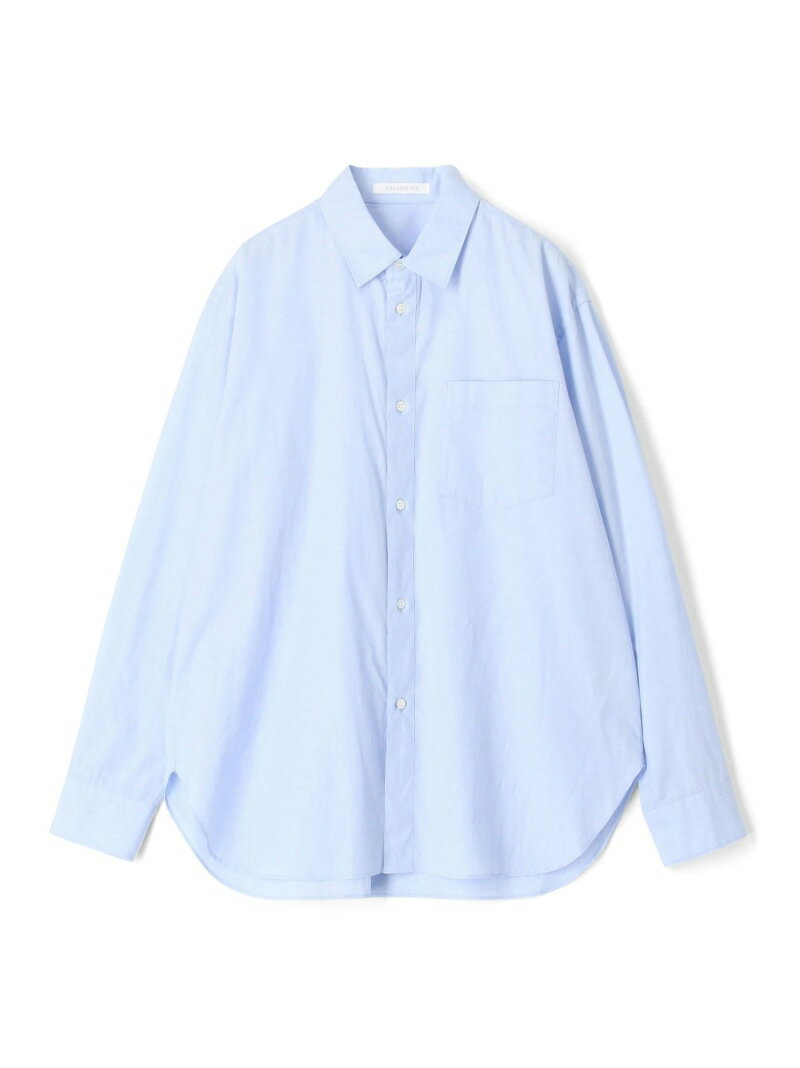コットンブロード レギュラーシャツ GALERIE VIE トゥモローランド トップス シャツ・ブラウス ブルー【送料無料】[Rakuten Fashion](4)