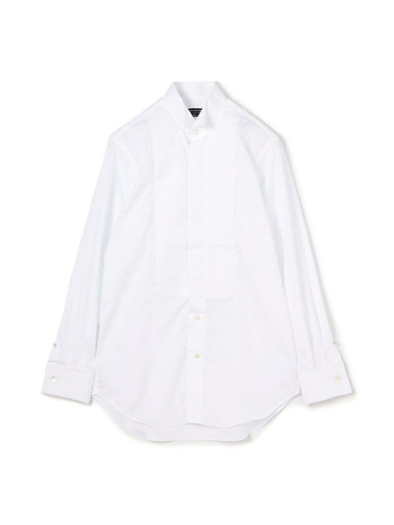 120/2コットンブロード ウィングカラーシャツ TOMORROWLAND MEN トゥモローランド トップス シャツ・ブラウス ホワイト【送料無料】[Raku...