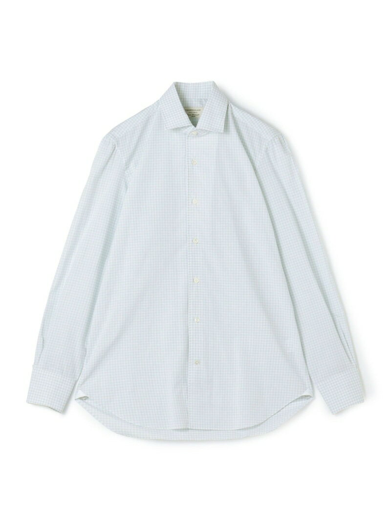 Maria Santangelo コットンワンピースカラー チェックシャツ TOMORROWLAND BUYING WEAR トゥモローランド トップス シャツ・ブラウス グレー【送料無料】[Rakuten Fashion]