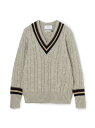 【SALE/62%OFF】【別注】TOMORROWLAND PILGRIM ウール クリケットセーター TOMORROWLAND MEN トゥモローランド トッ...