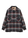 【別注】PENDLETON シルクシャギー ボードシャツ TOMORROWLAND MEN トゥモローランド トップス シャツ・ブラウス ネイビー ブラック【送...