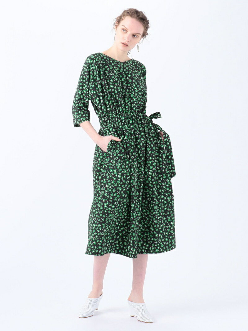 Tomorrowland レディース ワンピース Ballsey トゥモローランド Ballsey Sale 50 Off ポリエステルマーガレットプリント ウエストギャザーワンピース Ballsey トゥモローランド ワンピース 5 9分袖ワンピース Rba E 送料無料 Rakuten Fashion Tomorrowland