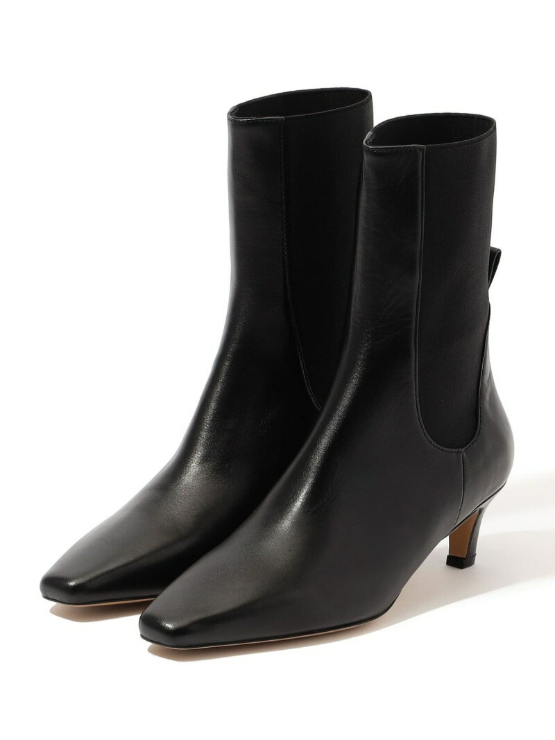 NUYOU サイドゴア ミドルブーツ TOMORROWLAND GOODS トゥモローランド シューズ・靴 ブーツ ブラック【送料無料】[Rakuten Fashion]