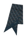 Fratelli Luigi シルク スカーフ TOMORROWLAND GOODS トゥモローランド ファッション雑貨 スカーフ・バンダナ レッド ブラック【...