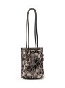 【SALE/50%OFF】【別注】the dilettante ファブリック*レザーコンビ 2WAYポシェット TOMORROWLAND GOODS トゥモロー...