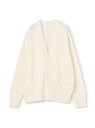 【SALE/40%OFF】リネンリリヤーン Vネックカーディガン GALERIE VIE トゥモローランド トップス カーディガン ブラック ホワイト ネイビー...