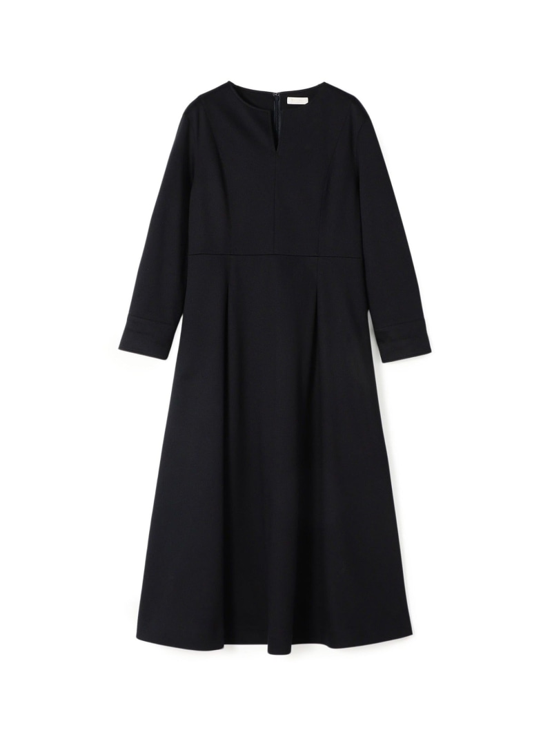 【WEB先行予約】コットンアムンゼン フィット&フレアワンピース Ballsey トゥモローランド ワンピース・ドレス ワンピース ベージュ ネイビー【先行予約】*【送料無料】[Rakuten Fashion]