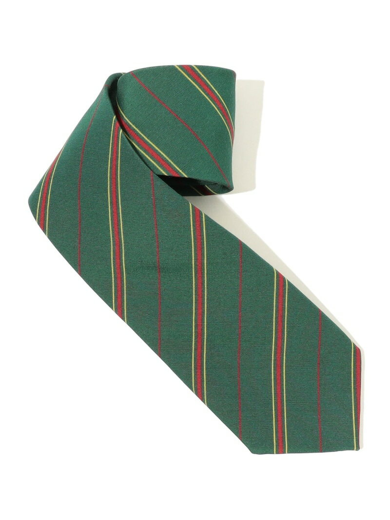 Atkinsons アイリッシュポプリン レジメンタルストライプネクタイ TOMORROWLAND GOODS トゥモローラン..