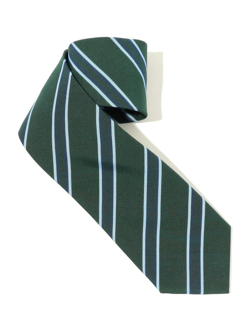 Atkinsons アイリッシュポプリン レジメンタルストライプネクタイ TOMORROWLAND GOODS トゥモローラン..