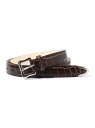 J&M DAVIDSON ENVELOPE BUCKLE ベルト TOMORROWLAND GOODS トゥモローランド ファッション雑貨 ベルト ブラック【送...