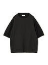 【SALE／30%OFF】リネンニットコンビ クルーネックプ