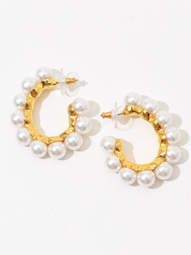 【SALE／30%OFF】Kenneth Jay Lane パールフープピアス TOMORROWLAND GOODS トゥモローランド アクセサリー・腕時計 ピアス【RBA_E】【送料無料】[Rakuten Fashion]のサムネイル