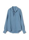 BOURRIENNE CREPUSCULE BLUE リネンシャツ TOMORROWLAND BUYING WEAR トゥモローランド トップス シャツ・ブラウ...