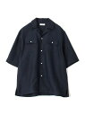【SALE／30%OFF】リネン オープンカラーシャツ TOMORR