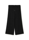 【SALE/30%OFF】レーヨンキュプラコードチェック ドローストリングイージーパンツ DES PRES トゥモローランド パンツ その他のパンツ ブラック【...