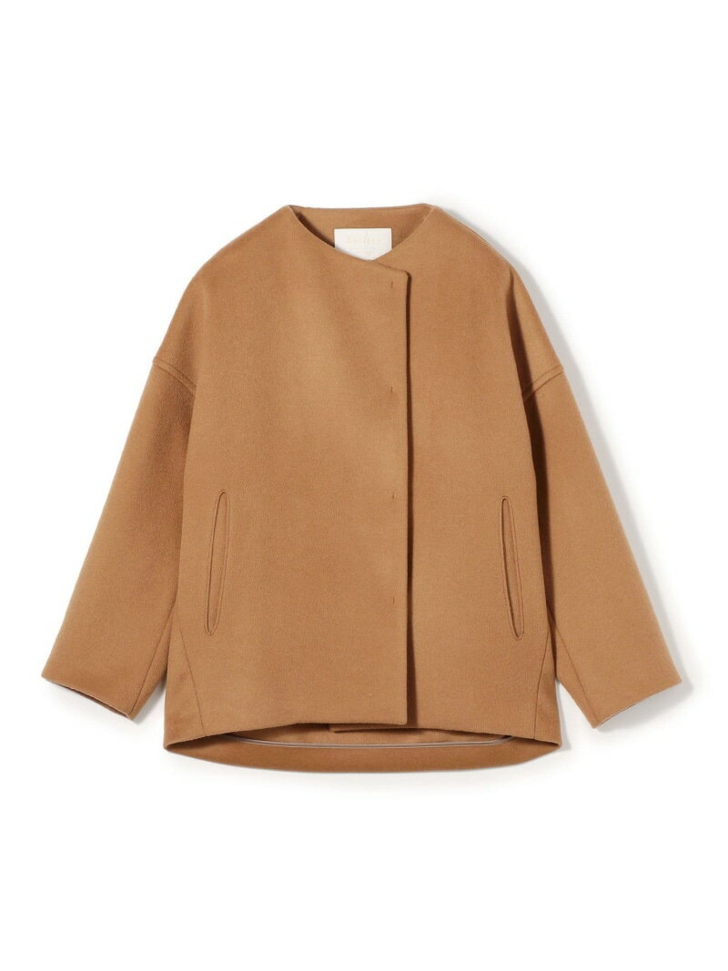 ウールカシミヤビーバー ショートコクーンコート Ballsey トゥモローランド ジャケット・アウター その..