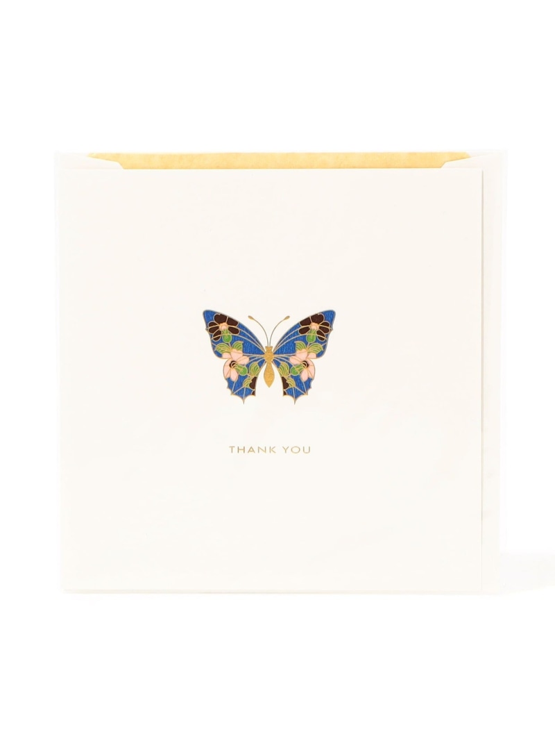 SMYTHSON THANK YOU CARD Butterfly TOMORROWLAND GOODS トゥモローランド 文房具 その他の文房具[Rakuten Fashion]