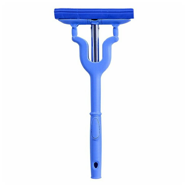 吸水モップ 吸水力抜群 簡単絞り 水取り モップ アズマ工業 グングン吸水激絞りワイパーミニ AZ262 ブルーのサムネイル