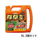フマキラー 除草剤 カダン 除草王 ザッソージエース 5L 3個セット 速効 そのまま使える 最大500平米 根まで枯らす