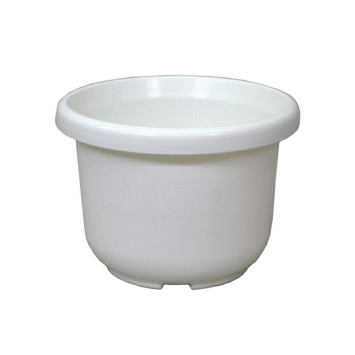 アップルウェアー 長鉢 F型 4号 ホワイト 深型 直径約12.5cm 容量約0.7L 日本製 鉢 プランター 植木鉢 プラスチック