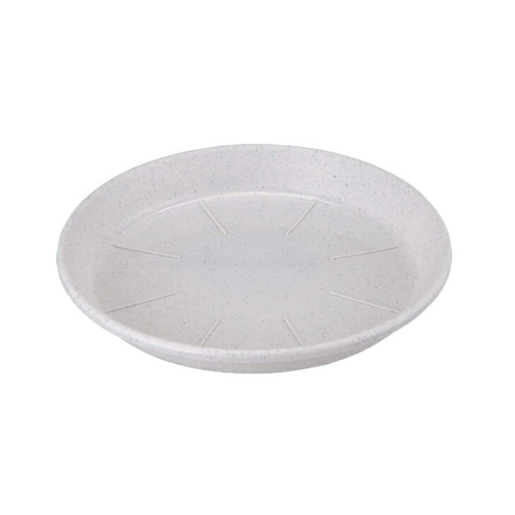 アップルウェアー 浅皿 AP 5号 ミカゲ 直径約15cm 日本製 鉢皿 プラスチック 鉢受け皿 ホワイト