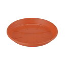 アップルウェアー 浅皿 AP 6号 テラコッタ 直径約18cm 日本製 鉢皿 プラスチック 鉢受け皿 ブラウン