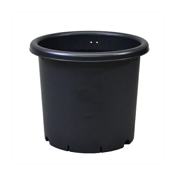 アップルウェアー 菊鉢 9号 ブラック 直径約30.2cm 容量約10L 日本製 菊 鉢 寸胴 プランター 植木鉢 プラスチック