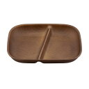 正和 NH home ワンプレート スクエア ブラウン 約21.5×17cm 日本製 木目 プラスチック製 レンジ対応 食洗機対応 軽量 食器 クリーンコート ...