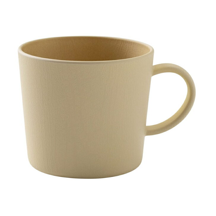 抗菌マグカップ アースカラー アイボリー 400ml 日本製 プラスチック レンジ対応 食洗機対応 マグカッ..