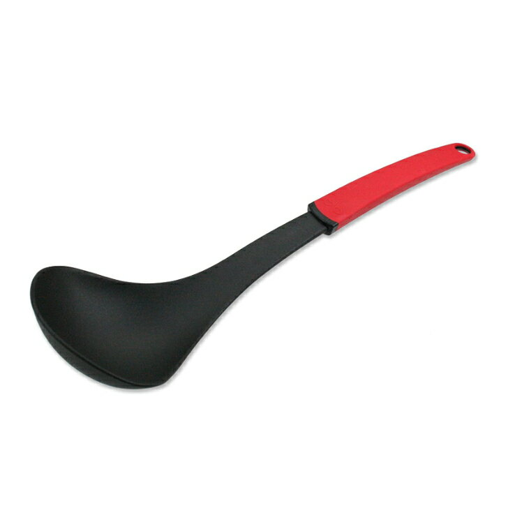 サンクラフト ナイロンお玉 おしゃべりビストロ レッド OB-404R 日本製 耐熱 お玉