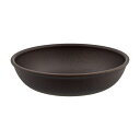 正和 NH home プレート ラウンド S ダークブラウン 直径約15cm 日本製 木目 プラスチック製 レンジ対応 食洗機対応 軽量 食器 クリーンコート