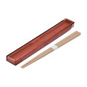 箸箱セット 箸 19.5cm あずき色 携帯 お弁当用 箸箱 お箸 食洗機対応 日本製 女性 女子 小森樹脂 リゾ あずき S