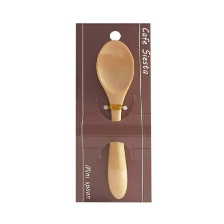 まるき カフェシエスタ スプーン 小 約12cm 木製 ミニ ナチュラル