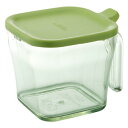 調味料入れ スプーン付 砂糖・塩 720ml 保存容器 グリーン リス リベラリスタ クックポット