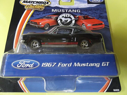 MATCHBOX　1/43 Ford Mustang GT 1967　black