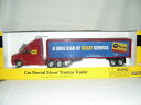 NORSCOT 1/50 55106 CAT Rental Store Tractor Trailer