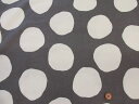 デザインドット ドット・サークル柄 コットンリネンシーチング生地 (リネン オシャレ モダン 大人 アパレル 衣装 シャツ ワンピース チュニック ブラウス スカート ロングシャツ ワイドパンツ バッグ ポーチ 巾着 エプロン カバーリング インテリア 手芸 ハンドメイド)