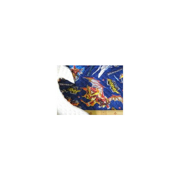 【半額】2011年バトルスピリッツ　ブレイヴ　オックス生地（紺）キルト【長さ1mまでメール便発送可能】 (入園入学 レッスンバッグ シューズ入れ 座布団カバー ポーチ インテリア カバーリング 手作り 手芸 ハンドメイド)