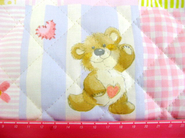 スージー・ズー　パッチワークB柄（薄い色）キルト　※メール便は長さ1mまで発送可能