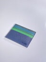 PRADA プラダ F0002 カードケース サフィアーノ レザー 緑紺黒【中古】(4)