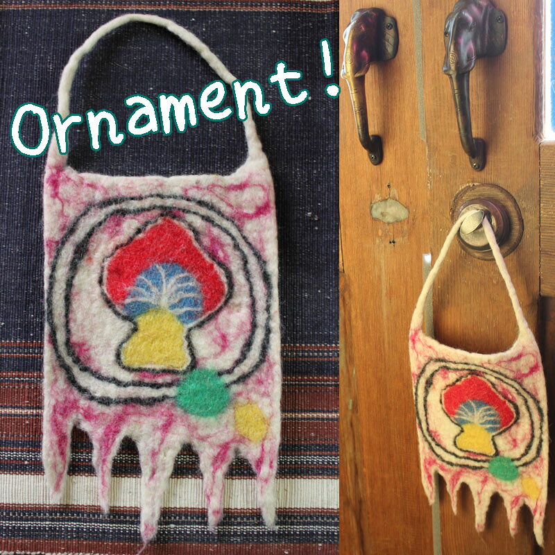 樂天商城 - 【ハンドメイド】フエルトきのこ オーナメント！