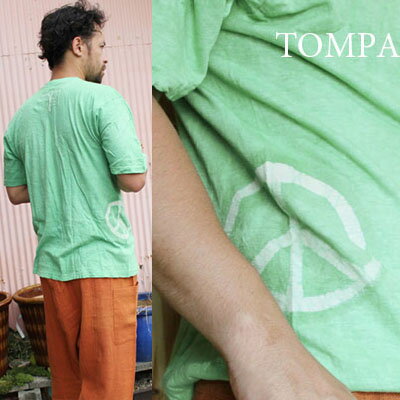 樂天商城 - 【tompaオリジナル】ヘンプカルチャーのクルーネック東巴染めTシャツ！HEMP CULTURE/CREW NECK/T-SHIRTSオーガニックコットン/オーガニックヘンプ