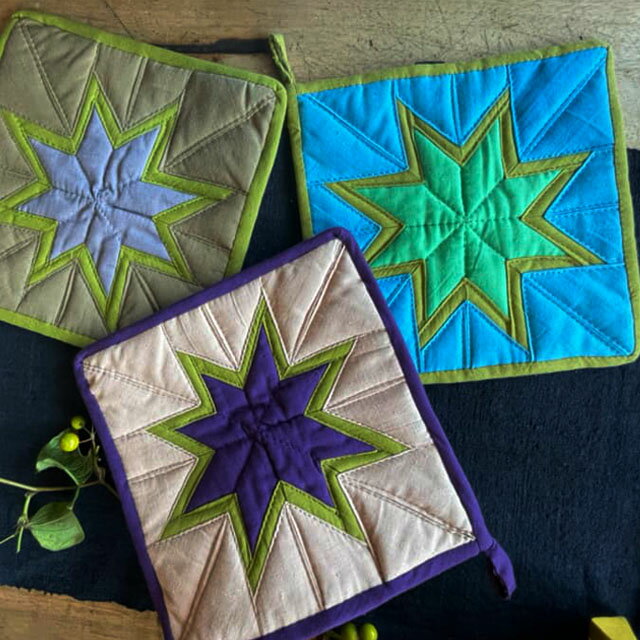 【アジアの台所】オリジナル鍋敷き＊インテリア雑貨/キッチン雑貨/ハンドメイド