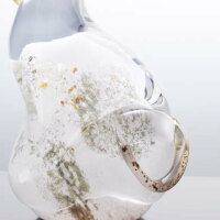 【送料無料】縁起物2018干支戌(いぬ)犬工芸品台付置物日本製吹きガラス平成30年記念品贈り物贈答品ギフトプレゼント干支クリスタル開運お正月お祝内祝還暦新築引越し招福綺麗可愛い硝子