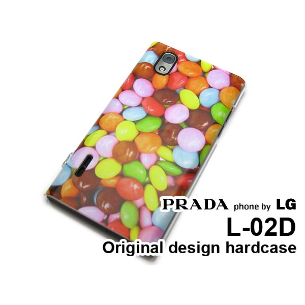 ゆうパケ送料無料【docomo PRADA phone by LG L-02D用ケース】【L-02D（docomo L-02D） L-02Dケース】 ケース/カバー/CASE/ケ−ス アクセサリー/スマホケース/スマートフォン用カバー 【マーブル チョコレート/l02d-615】