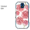ゆうパケ送料無料 TORQUE G04au トルク g04 PCケース おしゃれ 人気 カワイイアクセサリー スマホケース カバー ハード ポリカーボネート[花...