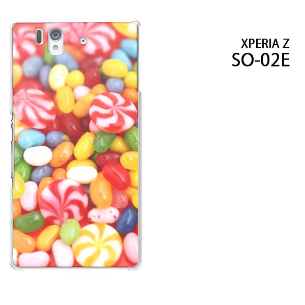 ゆうパケ送料無料【docomo XPERIA Z SO-02E用ケース】【so02eケース】[ケース/カバー/CASE/ケ−ス][アクセサリー/スマホケース/スマートフォン用カバー]【ゼリービーンズ・キャンディ/so02e-M941】