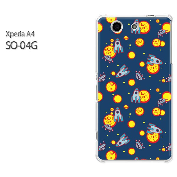 docomo Xperia A4 SO-04G用ハードケース so04g ケース/so04g カバー スマホケース/スマートフォンケース □発送方法 配送について 配送についてはこちら 商品発送は営業日5日以内に行いますが、出荷業況によってはそれ以上かかる場合があります。 □商品説明 機種名：docomo Xperia A4 SO-04G ケース色：クリア（透明） 素材：ポリカーボネート（PC) ※ケースのみの販売です。 □印刷 自社にて印刷を行い、発送いたします。 側面への印刷はありません。 仕様変更で柄の位置や色などが写真と変更になる場合があります。 種類・柄によっては側面部の印刷が薄くなる場合があります。 また、印刷のズレなども多少有る場合があります。 □素材（ケース） ベースのケースはクリアを使用しているので、印刷部以外はスマホ本体の色が反映されます。 ケースによっては成型時に出来る線が出る場合があります。 クリアの場合には表面にも成型時の線は出ます。 成型時に出来る線なので不良品ではありません。ご了承ください。 □注意事項 ケース（カバー）のみの販売となっており、液晶保護フィルム等は付属していません。 お客様による機種・柄等の間違えによる返品交換は出来ません。 お使いのモニターや機材によって色の反映が異なります。 また、商品撮影時の環境により実際の色と異なる場合があります。 商品の管理には十分注意しておりますが、細かなキズや指紋の付着等が有る場合があります。 液晶保護フィルムは付属しておりません。 当社では一切責任賠償いたしません。 ※写真はイメージのため、ケースの形状が異なる場合があります。