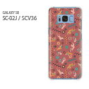 ゆうパケ送料無料 docomo au GALAXY S8SC-02J SCV36 ギャラクシー Galaxy s8 sc02j scv36サムスン GALAXY S8アクセサリー スマホケース カバー ハード ポリカーボネート[動物(赤)/sc02j-pc-new1003]