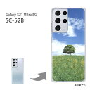 ゆうパケ送料無料 SC-52B GALAXY S21 Ultra 5G ケースギャラクシーs21ウルトラ5g PCケース おしゃれ 人気 カワイイアクセサリー スマホケース カバー ハード ポリカーボネート【ナノハナ畑/sc52b-M930】